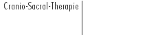 Cranio-Sacral-Therapie